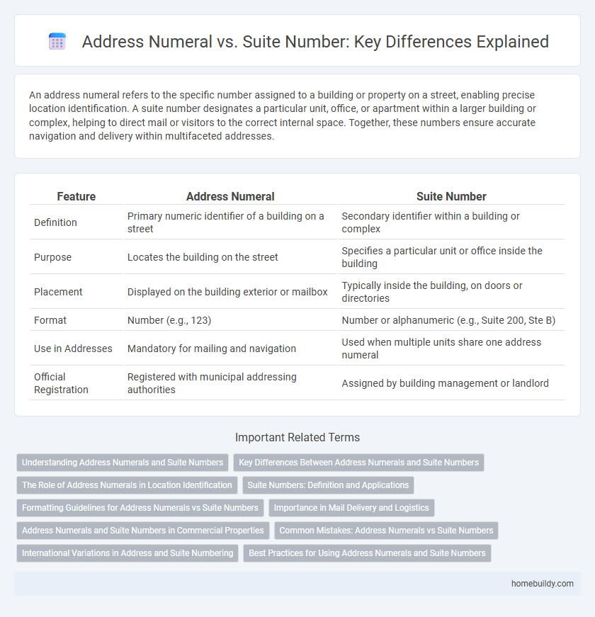 Address Numeral vs. Suite Number: Key Differences Explained