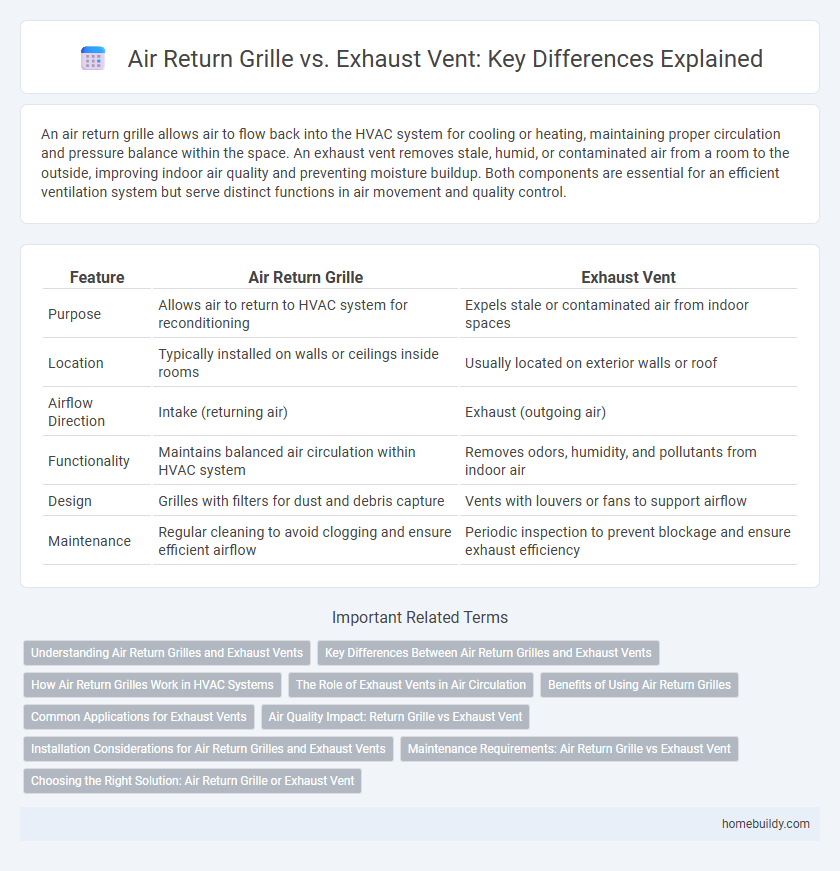 Air Return Grille vs. Exhaust Vent: Key Differences Explained