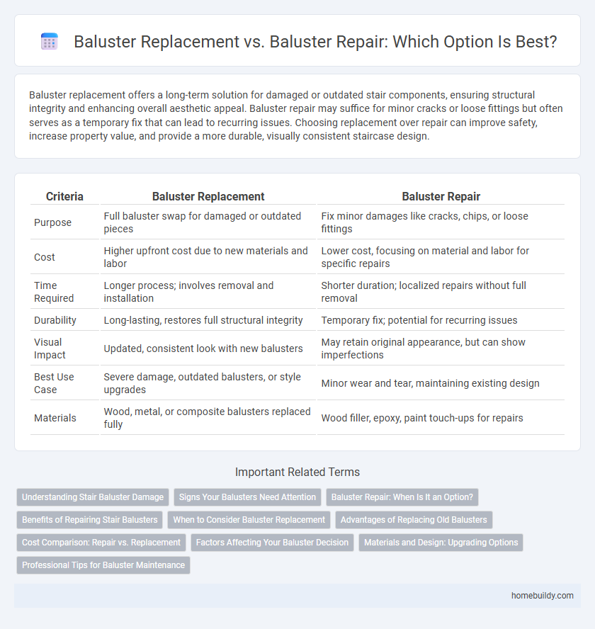 Baluster Replacement vs. Baluster Repair: Which Option Is Best?