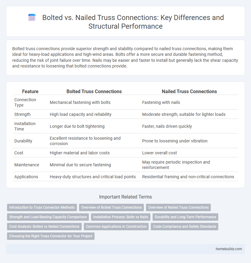 Bolted vs. Nailed Truss Connections: Key Differences and Structural Performance