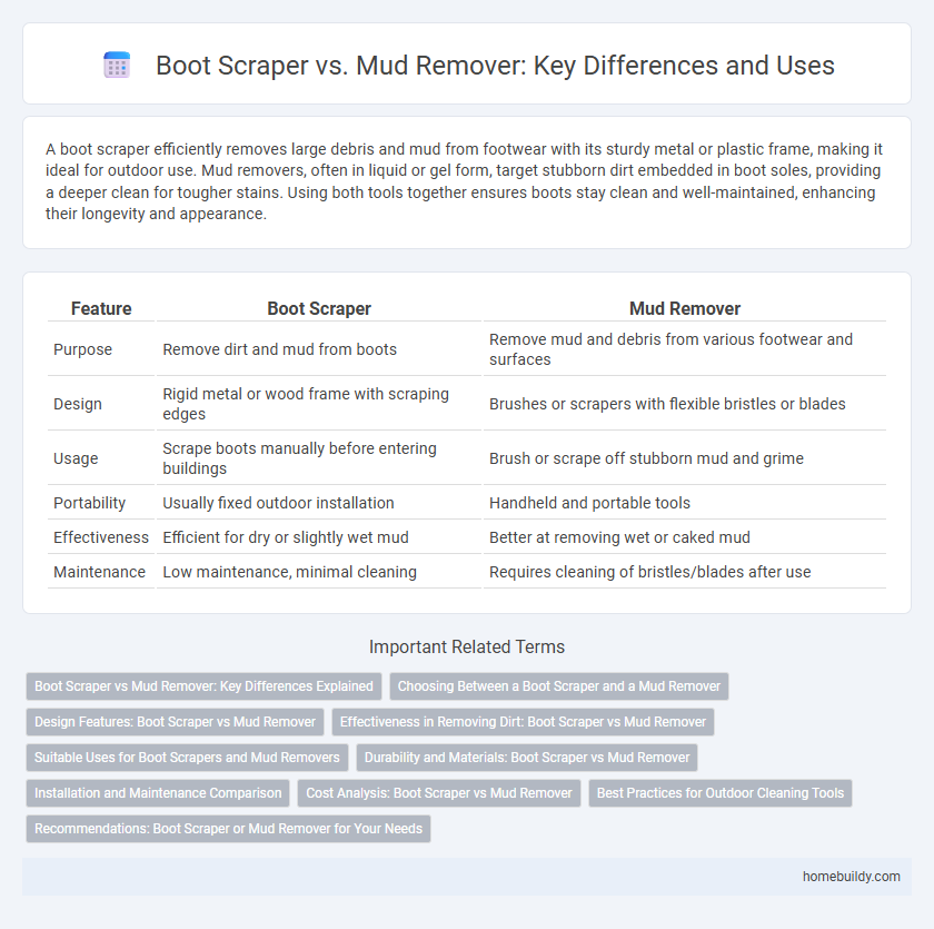 Boot Scraper vs. Mud Remover: Key Differences and Uses