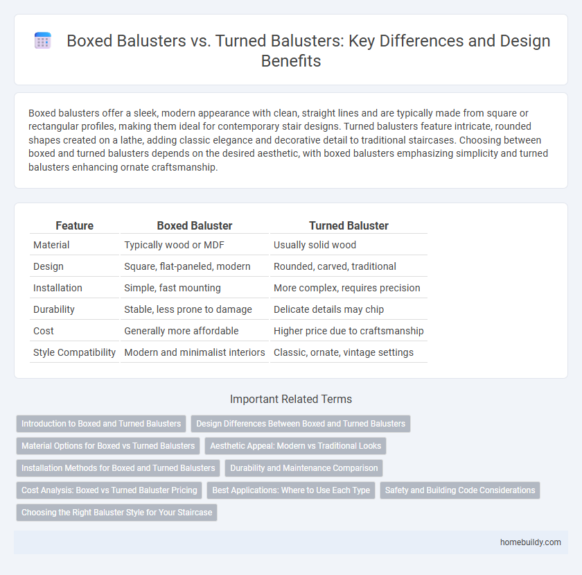 Boxed Balusters vs. Turned Balusters: Key Differences and Design Benefits