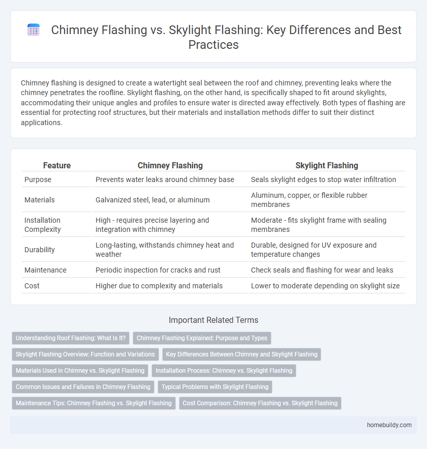 Chimney Flashing vs. Skylight Flashing: Key Differences and Best Practices