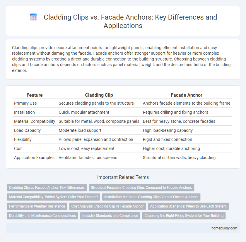 Cladding Clips vs. Facade Anchors: Key Differences and Applications
