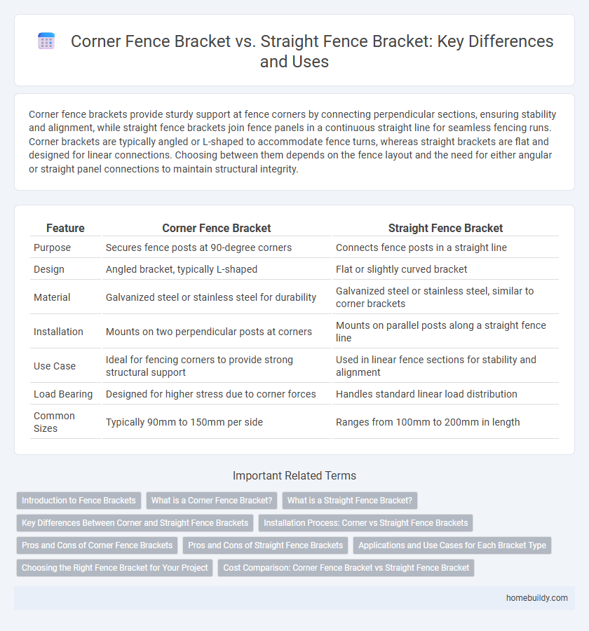 Corner Fence Bracket vs. Straight Fence Bracket: Key Differences and Uses