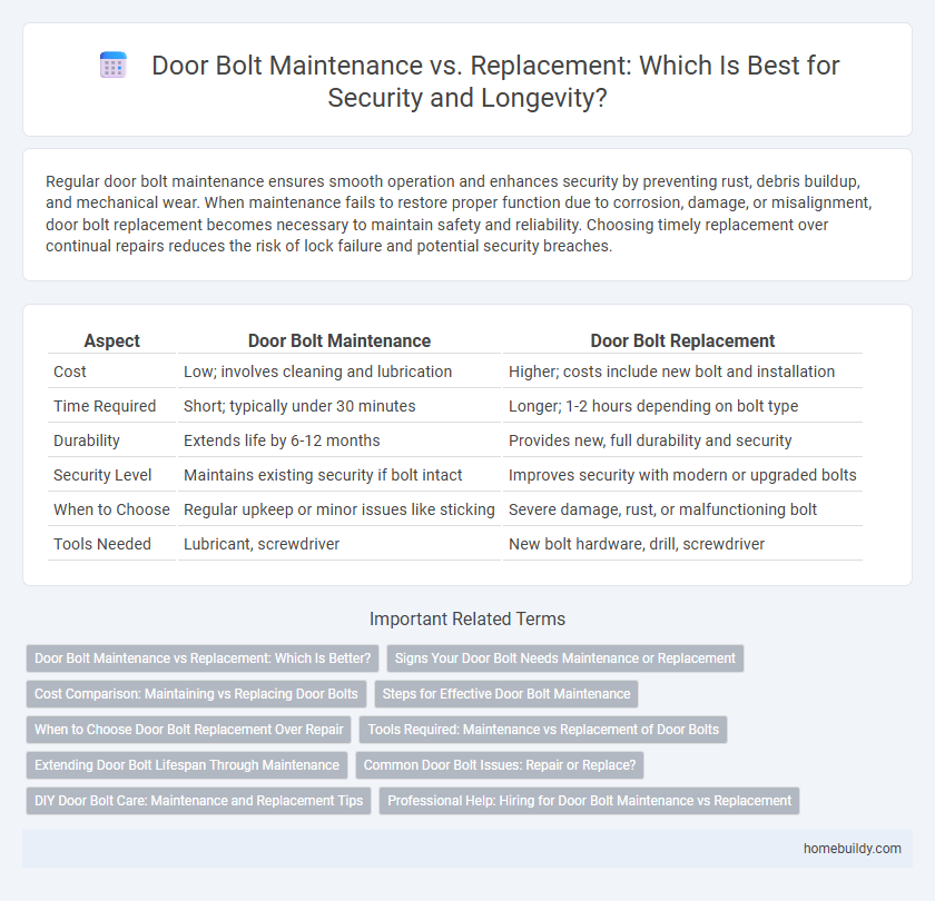 Door Bolt Maintenance vs. Replacement: Which Is Best for Security and Longevity?