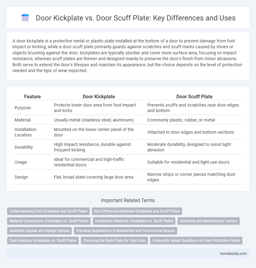 Door Kickplate vs. Door Scuff Plate: Key Differences and Uses