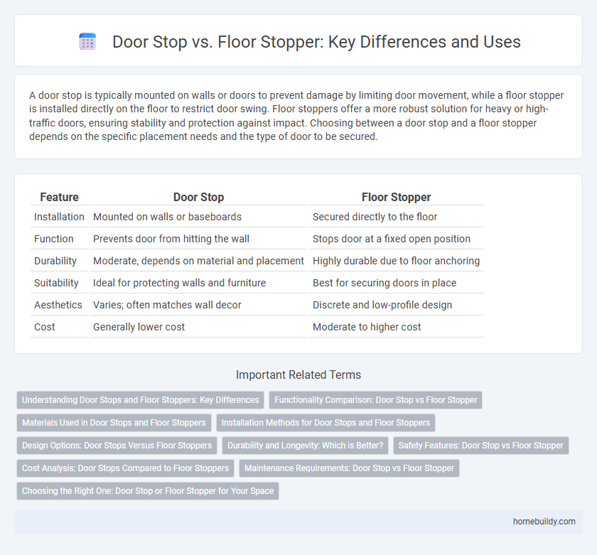 Door Stop vs. Floor Stopper: Key Differences and Uses