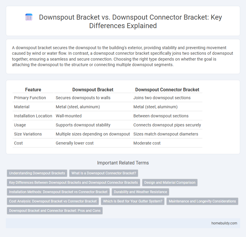 Downspout Bracket vs. Downspout Connector Bracket: Key Differences Explained