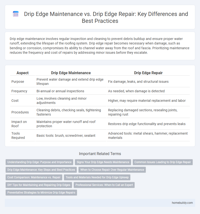 Drip Edge Maintenance vs. Drip Edge Repair: Key Differences and Best Practices