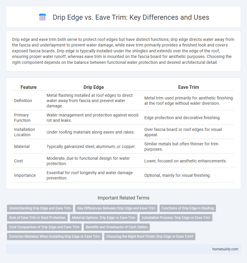 Drip Edge vs. Eave Trim: Key Differences and Uses