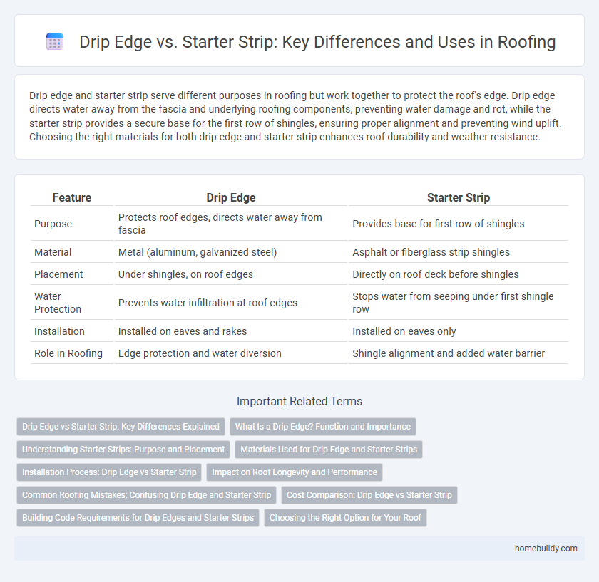 Drip Edge vs. Starter Strip: Key Differences and Uses in Roofing