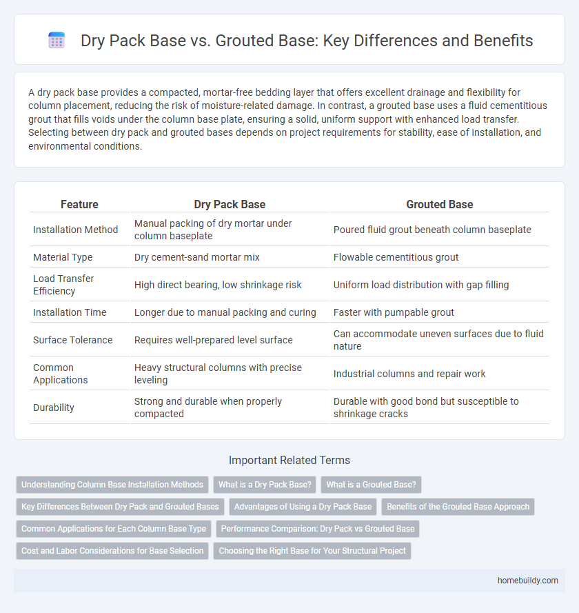 Dry Pack Base vs. Grouted Base: Key Differences and Benefits