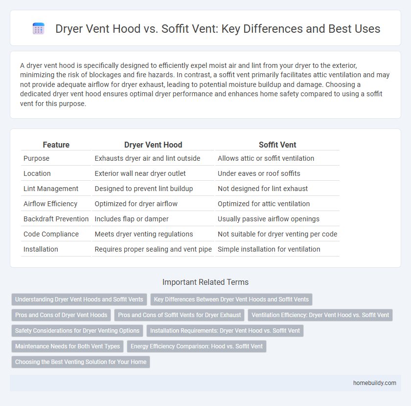 Dryer Vent Hood vs. Soffit Vent: Key Differences and Best Uses