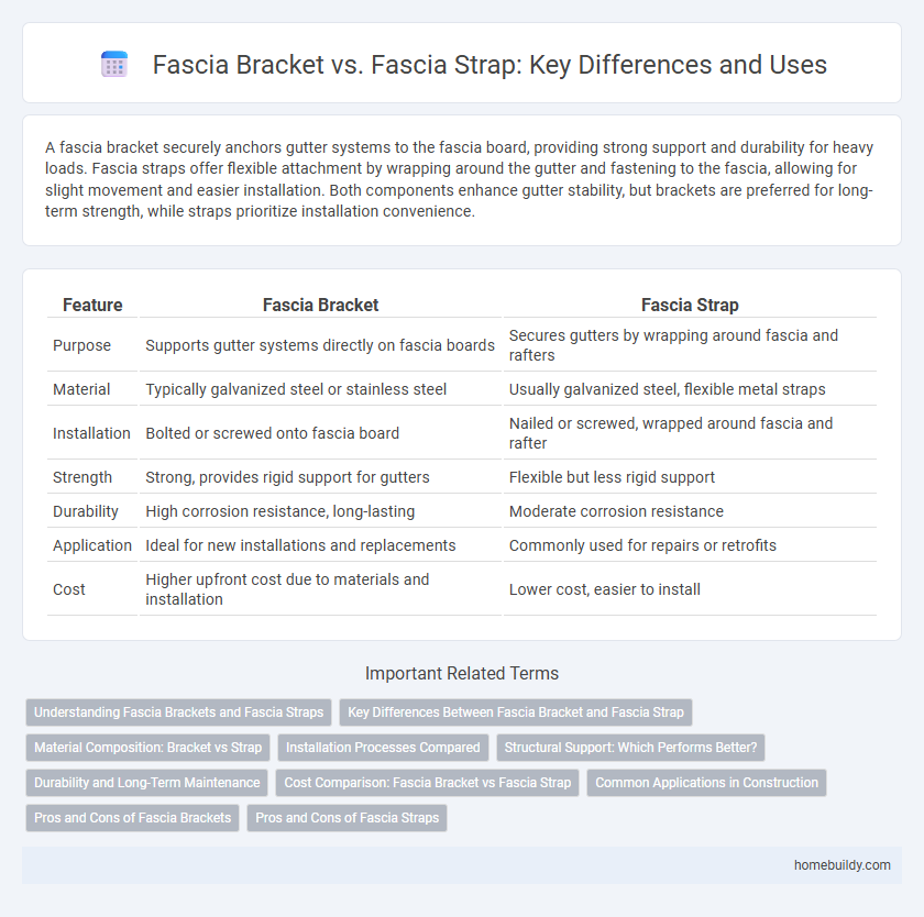 Fascia Bracket vs. Fascia Strap: Key Differences and Uses