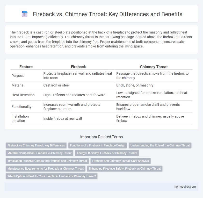 Fireback vs. Chimney Throat: Key Differences and Benefits