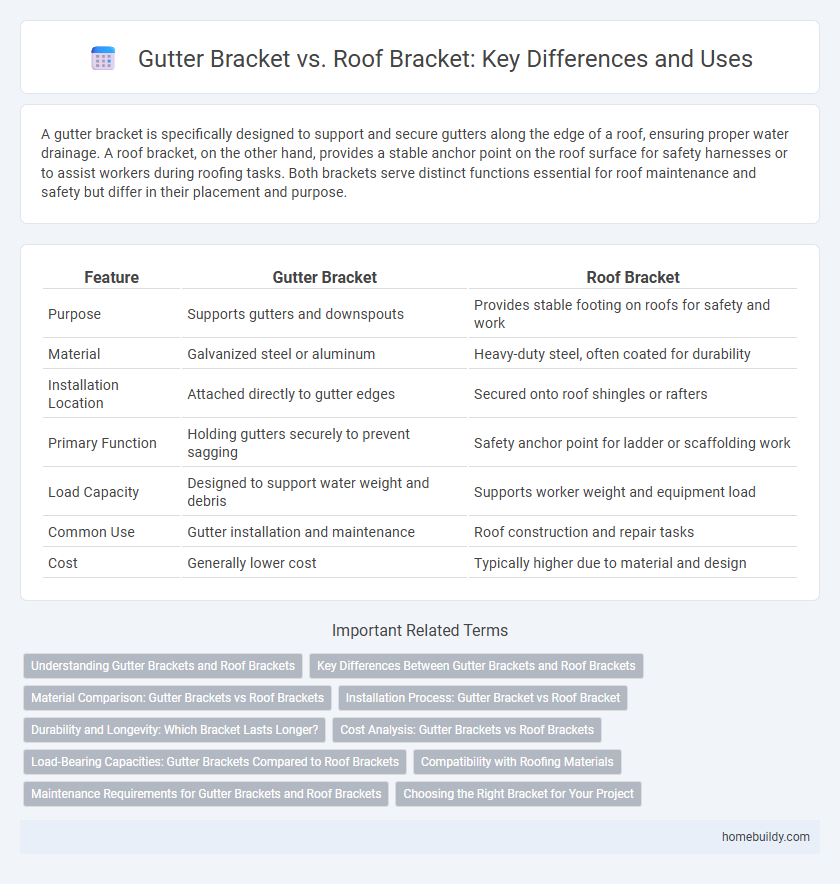 Gutter Bracket vs. Roof Bracket: Key Differences and Uses