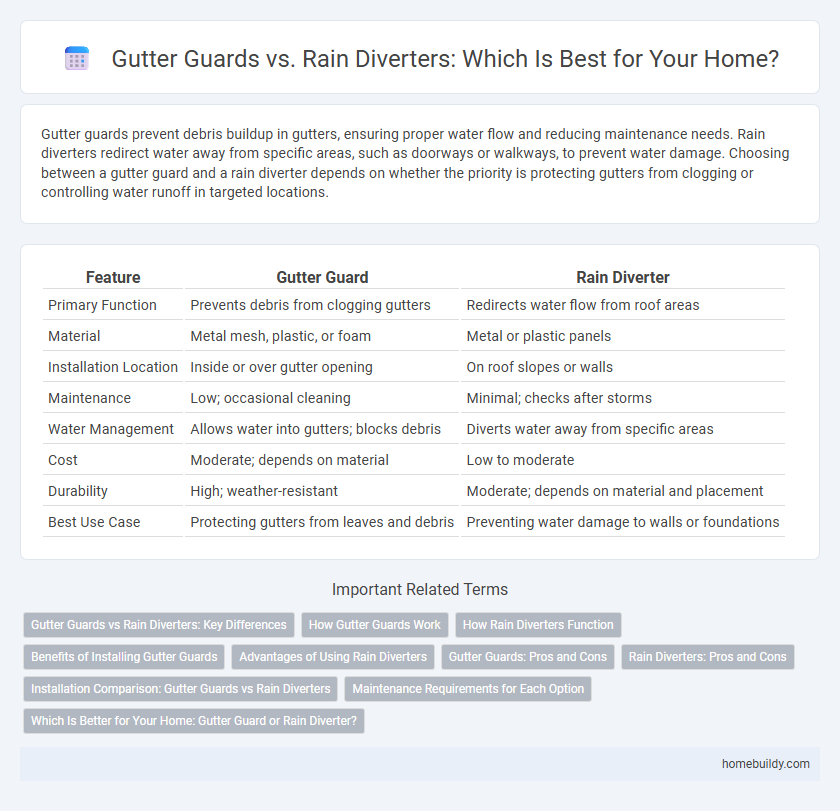 Gutter Guards vs. Rain Diverters: Which Is Best for Your Home?