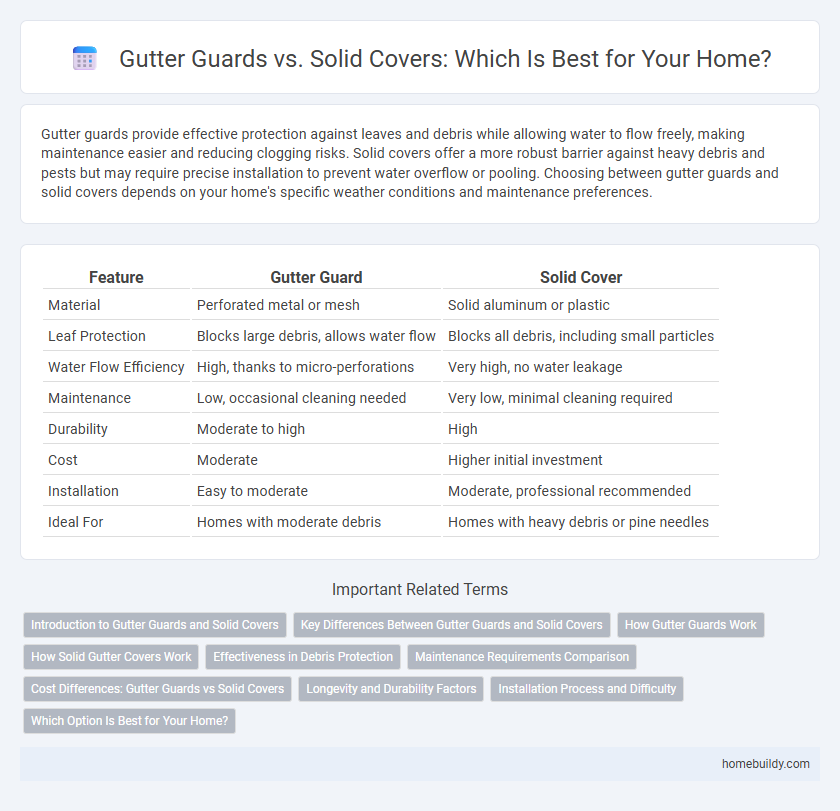 Gutter Guards vs. Solid Covers: Which Is Best for Your Home?