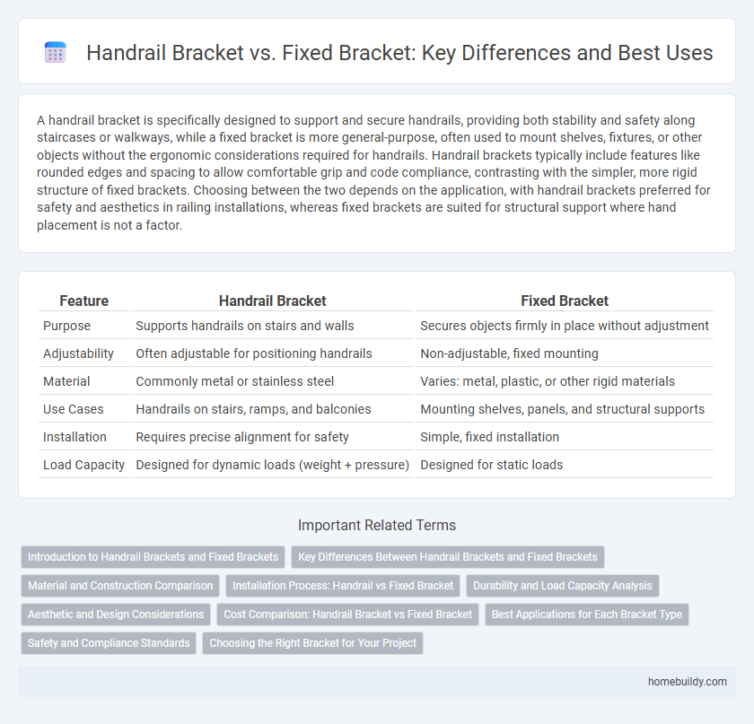 Handrail Bracket vs. Fixed Bracket: Key Differences and Best Uses
