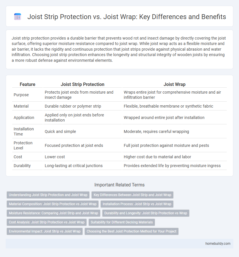 Joist Strip Protection vs. Joist Wrap: Key Differences and Benefits