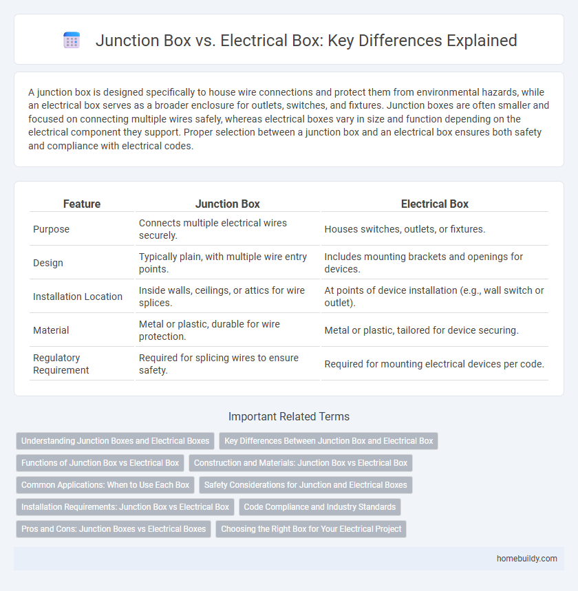 Junction Box vs. Electrical Box: Key Differences Explained
