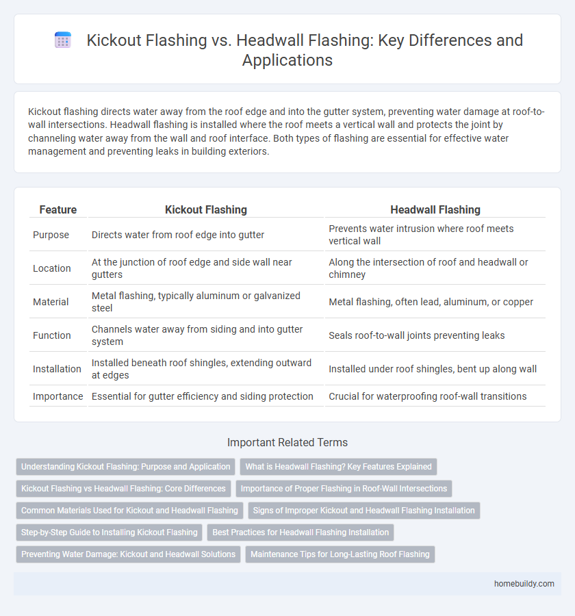 Kickout Flashing vs. Headwall Flashing: Key Differences and Applications