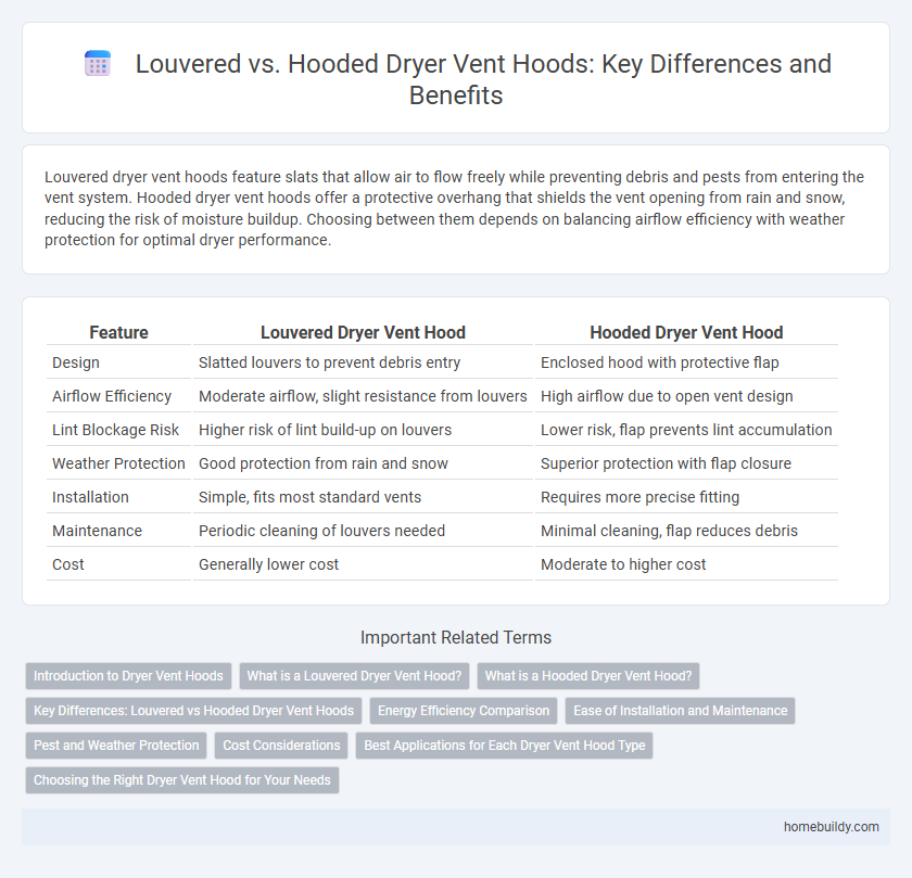 Louvered vs. Hooded Dryer Vent Hoods: Key Differences and Benefits