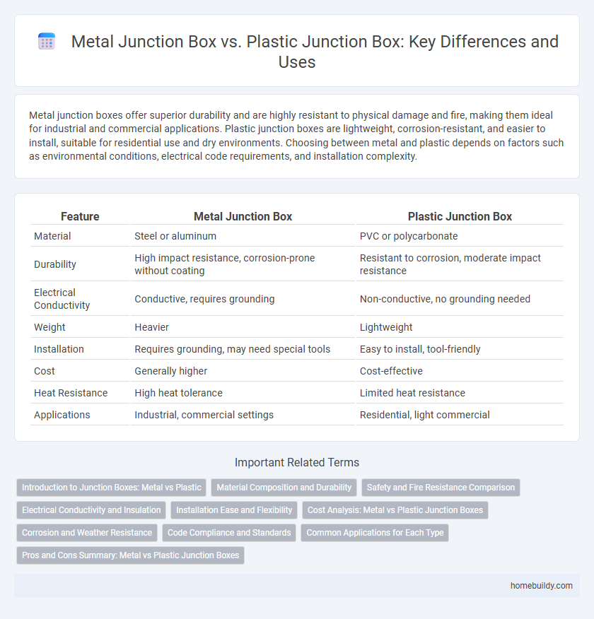 Metal Junction Box vs. Plastic Junction Box: Key Differences and Uses