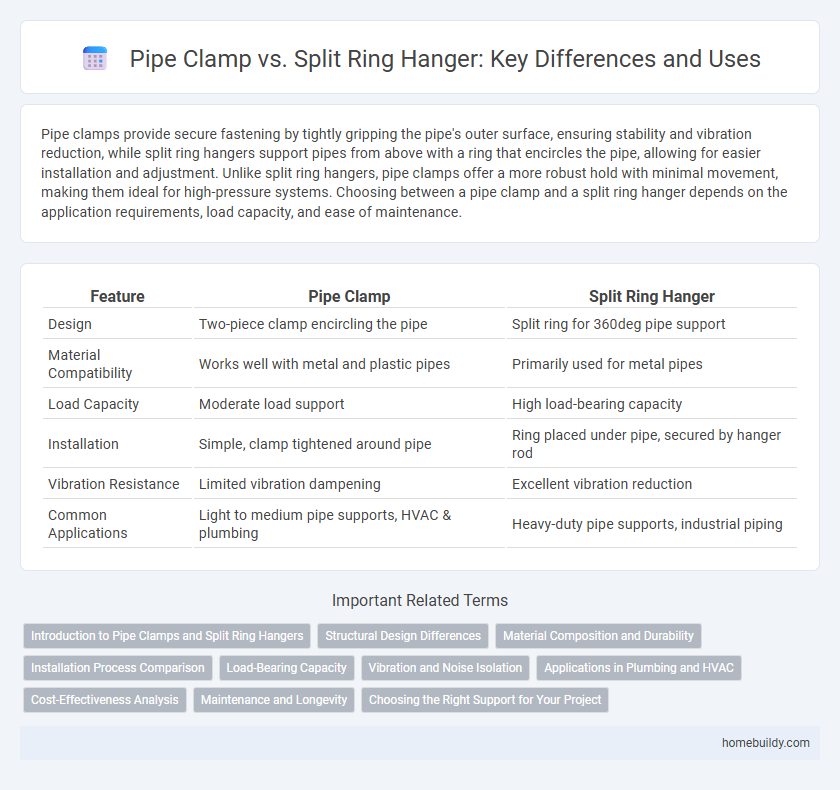 Pipe Clamp vs. Split Ring Hanger: Key Differences and Uses