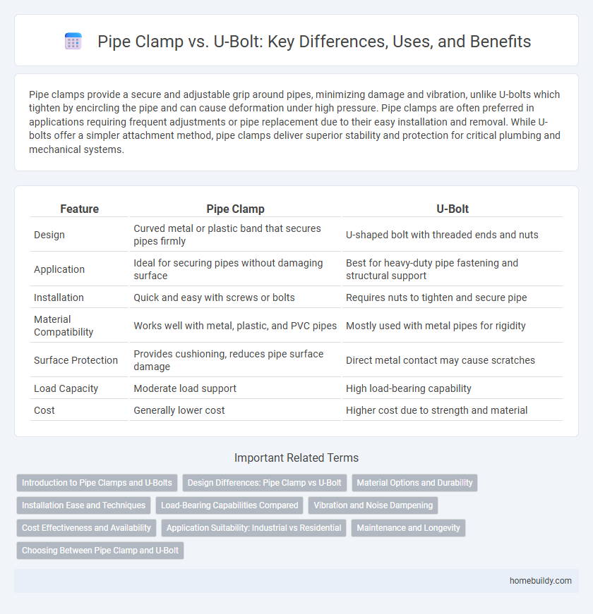 Pipe Clamp vs. U-Bolt: Key Differences, Uses, and Benefits