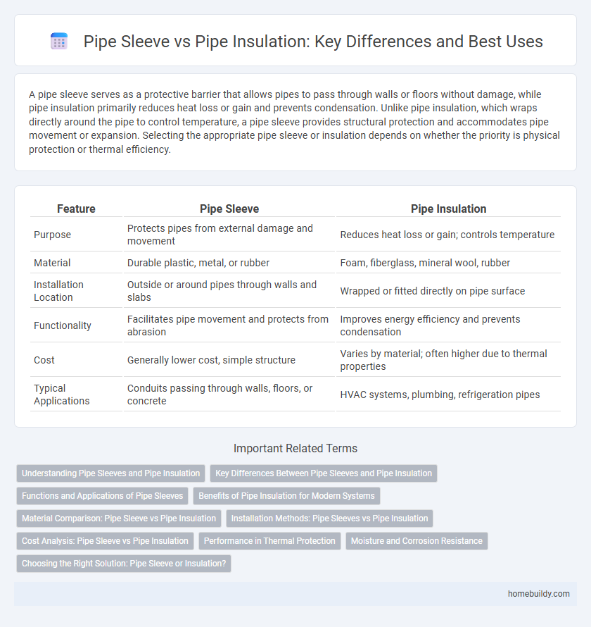Pipe Sleeve vs Pipe Insulation: Key Differences and Best Uses