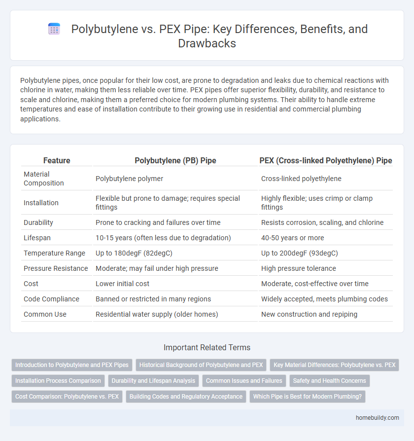Polybutylene vs. PEX Pipe: Key Differences, Benefits, and Drawbacks