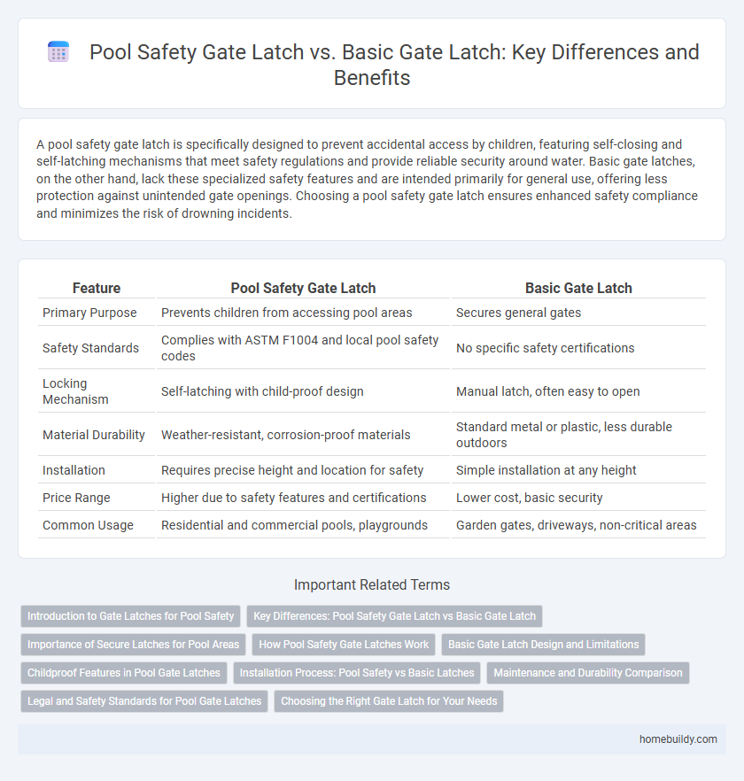 Pool Safety Gate Latch vs. Basic Gate Latch: Key Differences and Benefits