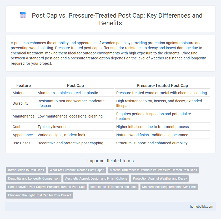 Post Cap vs. Pressure-Treated Post Cap: Key Differences and Benefits