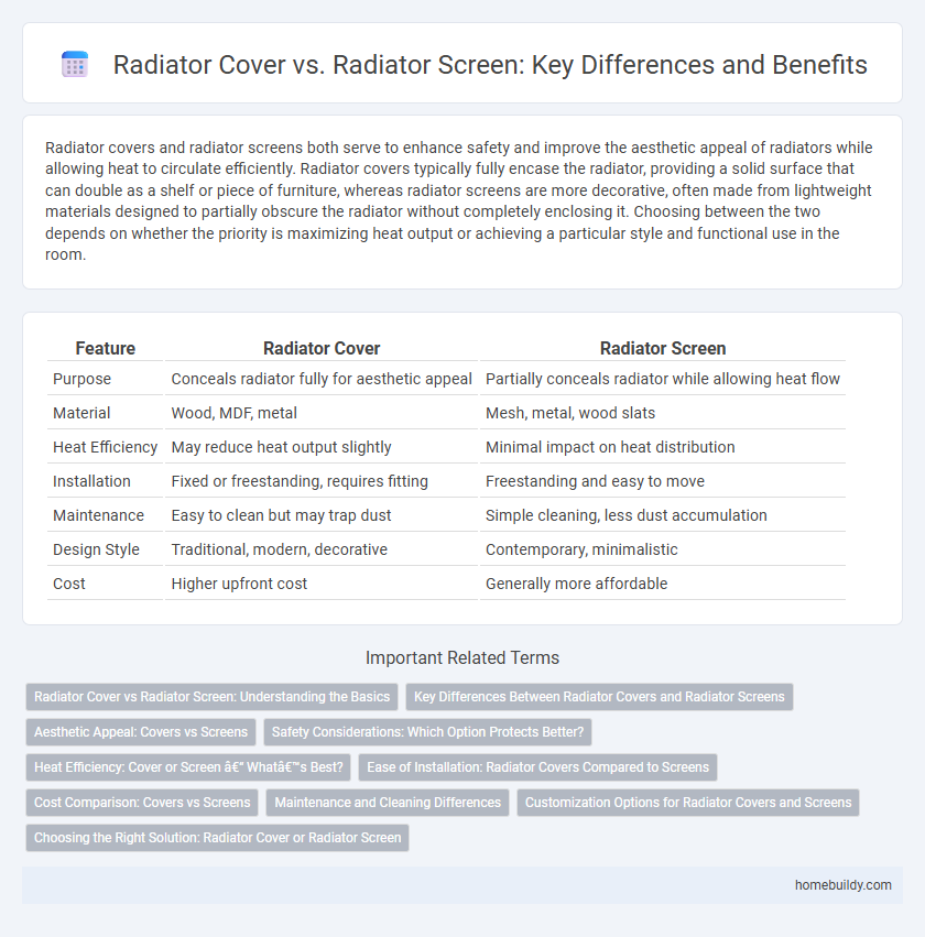 Radiator Cover vs. Radiator Screen: Key Differences and Benefits