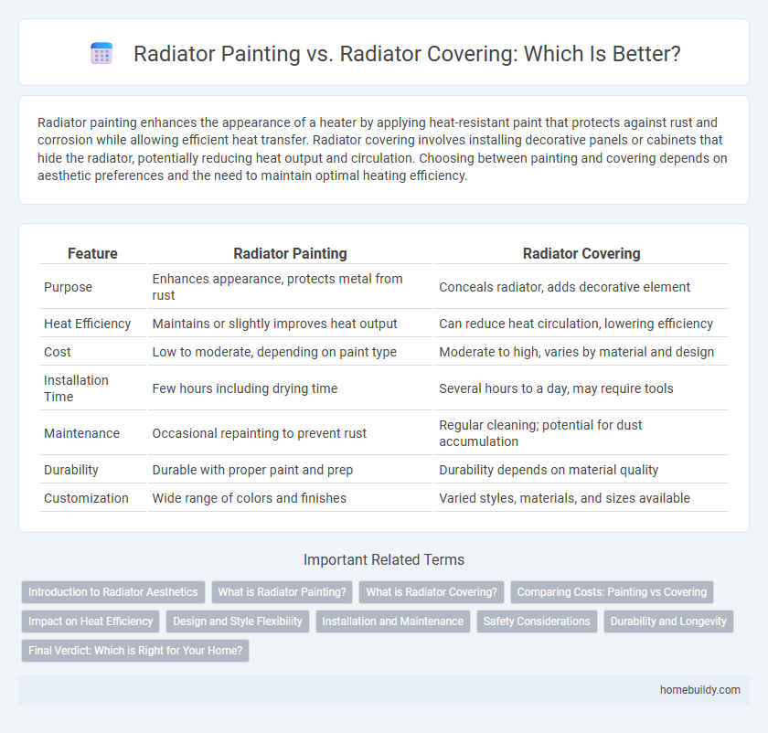 Radiator Painting vs. Radiator Covering: Which Is Better?
