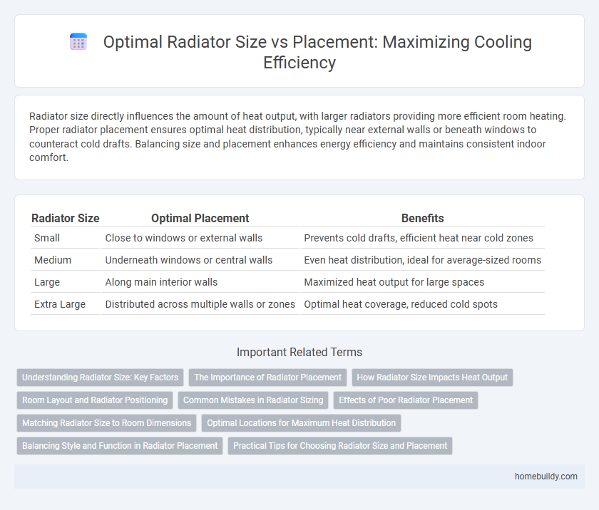 Optimal Radiator Size vs Placement: Maximizing Cooling Efficiency
