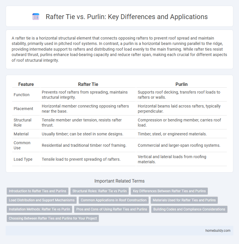 Rafter Tie vs. Purlin: Key Differences and Applications