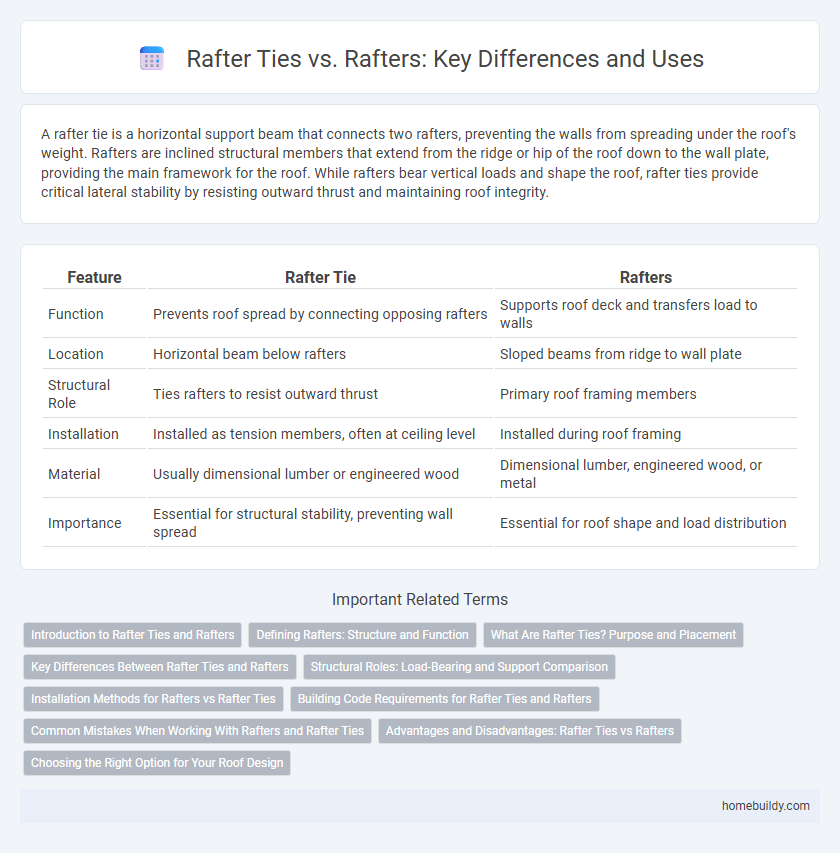 Rafter Ties vs. Rafters: Key Differences and Uses