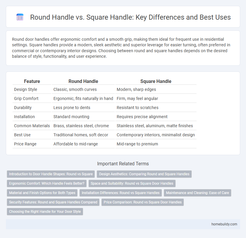 Round Handle vs. Square Handle: Key Differences and Best Uses