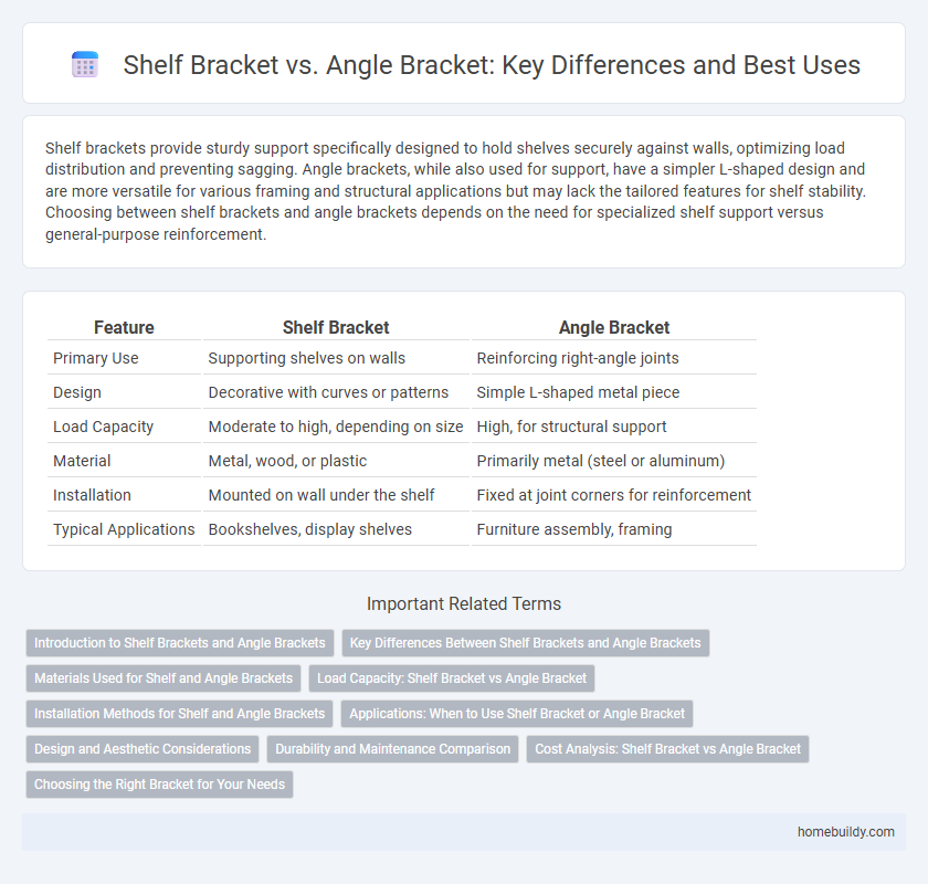 Shelf Bracket vs. Angle Bracket: Key Differences and Best Uses