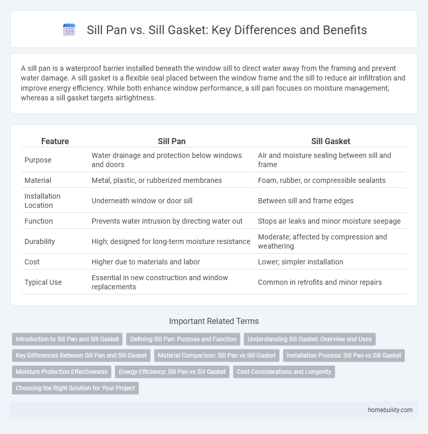 Sill Pan vs. Sill Gasket: Key Differences and Benefits