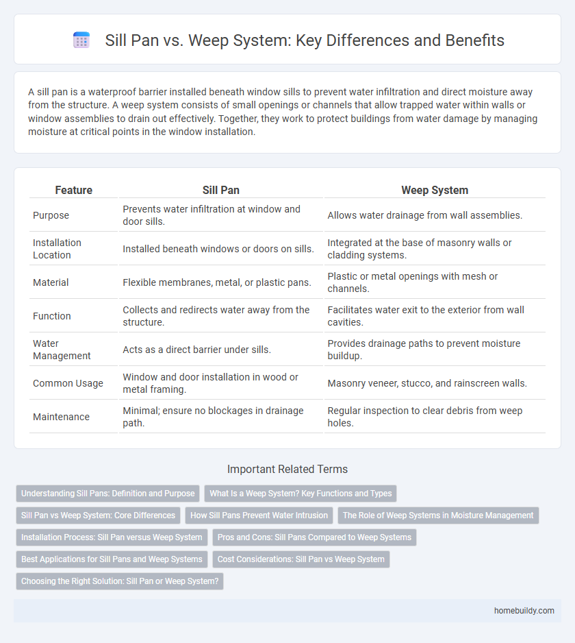 Sill Pan vs. Weep System: Key Differences and Benefits