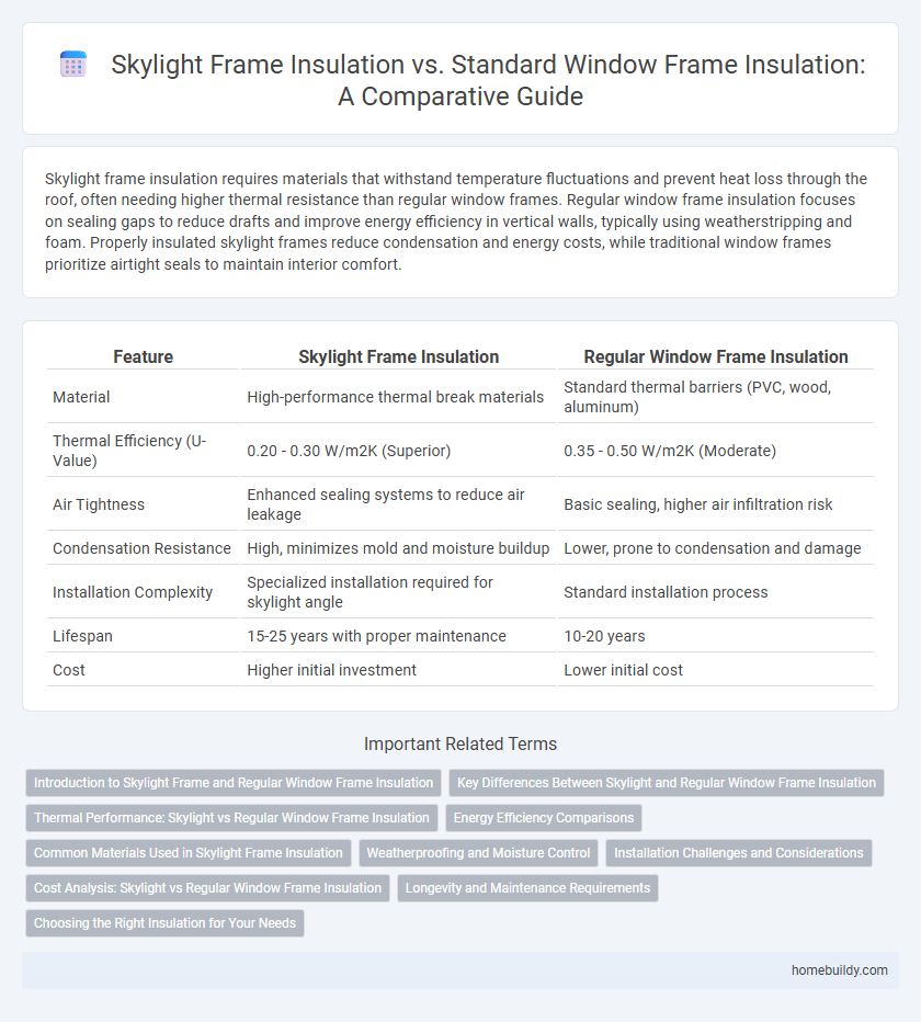Skylight Frame Insulation vs. Standard Window Frame Insulation: A Comparative Guide