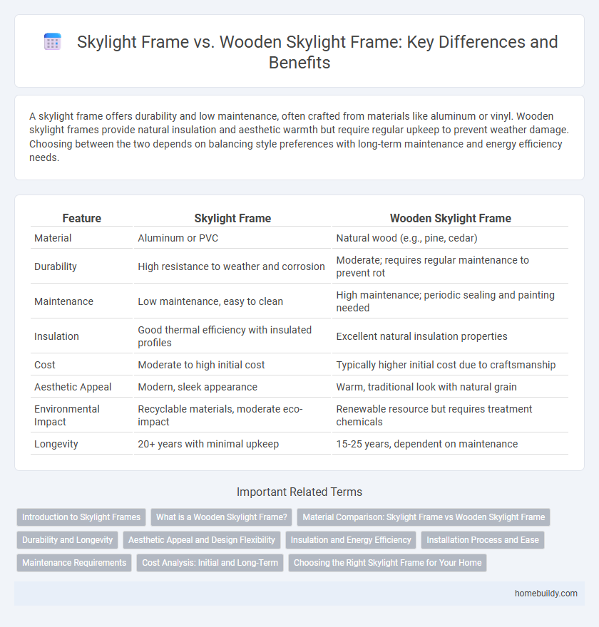 Skylight Frame vs. Wooden Skylight Frame: Key Differences and Benefits