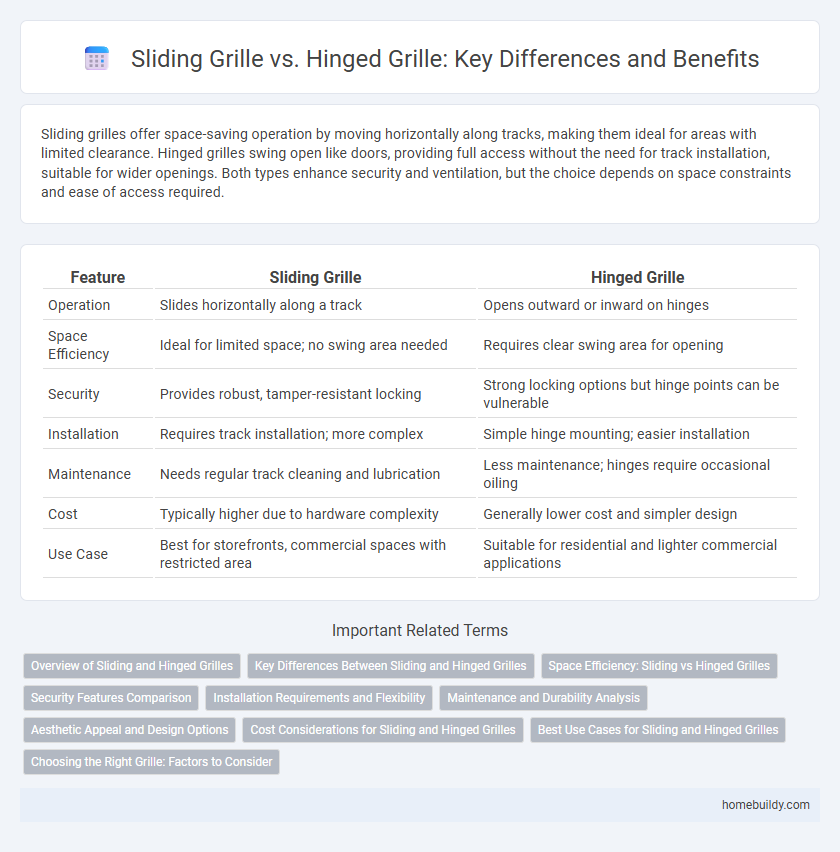 Sliding Grille vs. Hinged Grille: Key Differences and Benefits