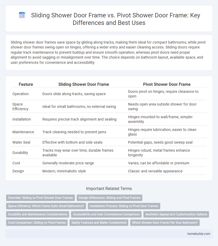 Sliding Shower Door Frame vs. Pivot Shower Door Frame: Key Differences and Best Uses