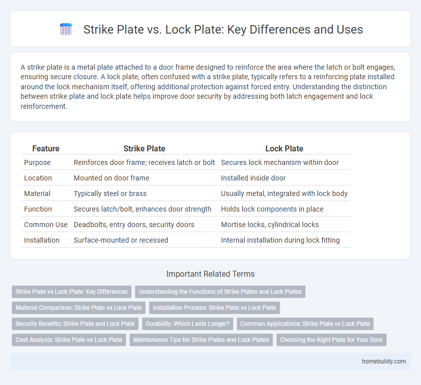 Strike Plate vs. Lock Plate: Key Differences and Uses