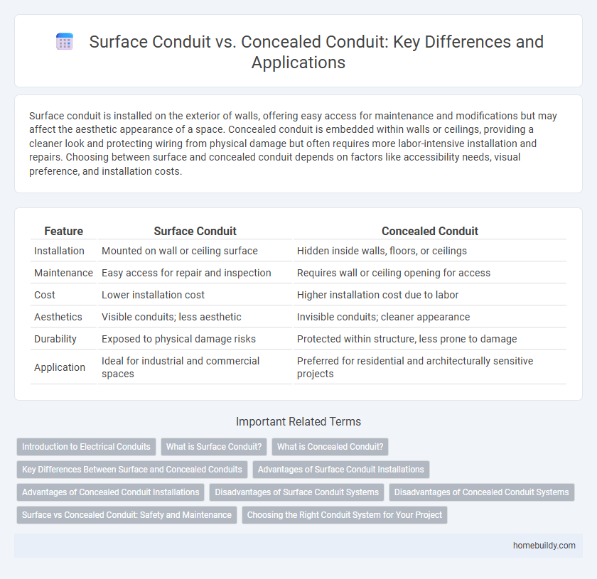 Surface Conduit vs. Concealed Conduit: Key Differences and Applications